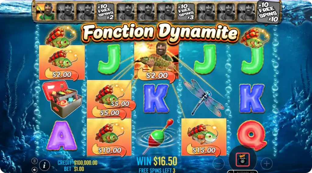 Big Bass Bonanza Fonction Dynamite