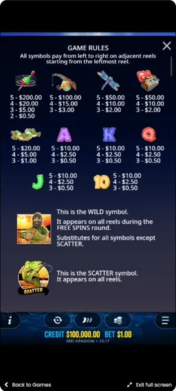 Big Bass Bonanza gain maximum 2100x mise