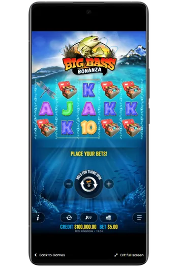 Faites tourner les rouleaux Big Bass Bonanza